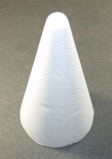 Petit Cône Polystyrène 12 cm