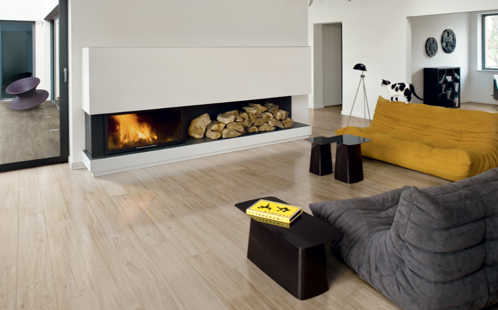 Grès cérame E-Wood Natural, 22.5 x 90 cm, Vendu au m², 1 Bte = 1.21 m²