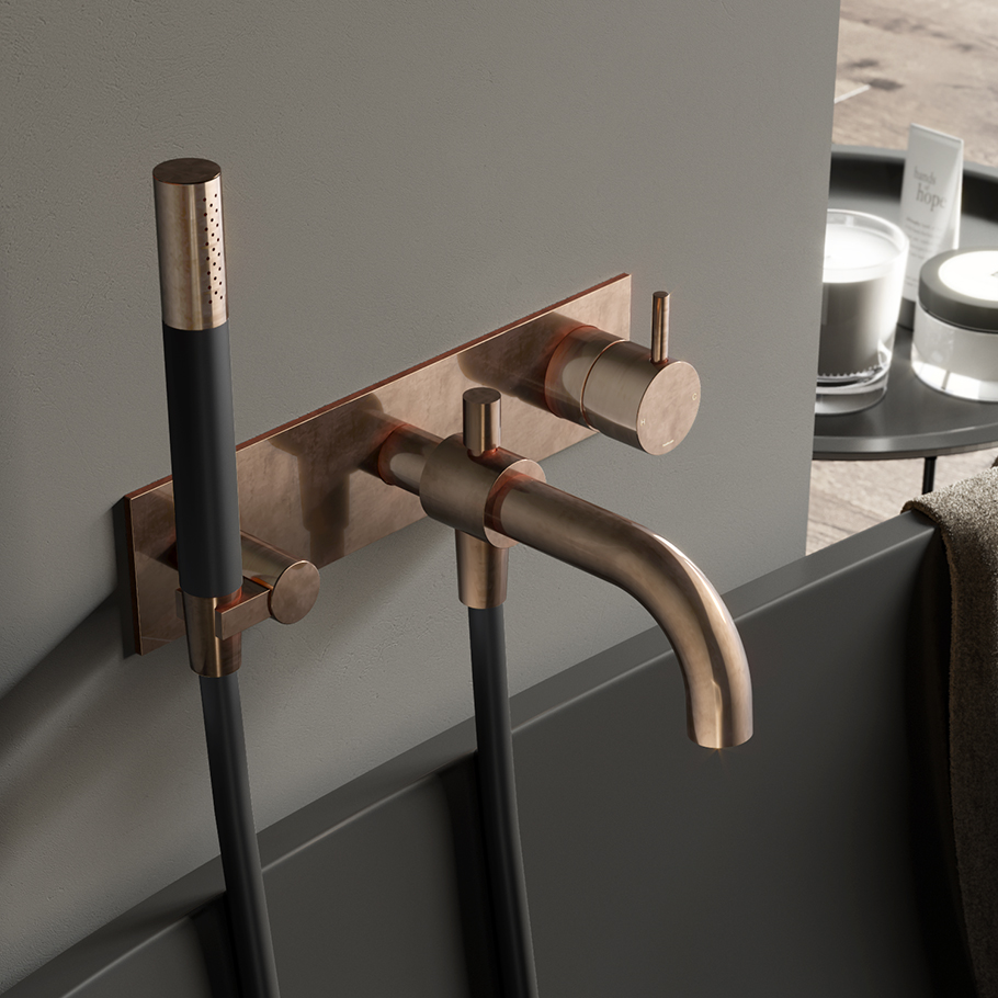 Cobber - Façade Mitigeur Encastré Baignoire - Douchette - CB026