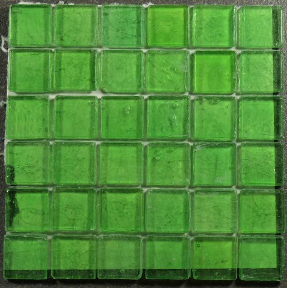 Emaux Venitiens Sicis  Mintleaves, à la plaquette