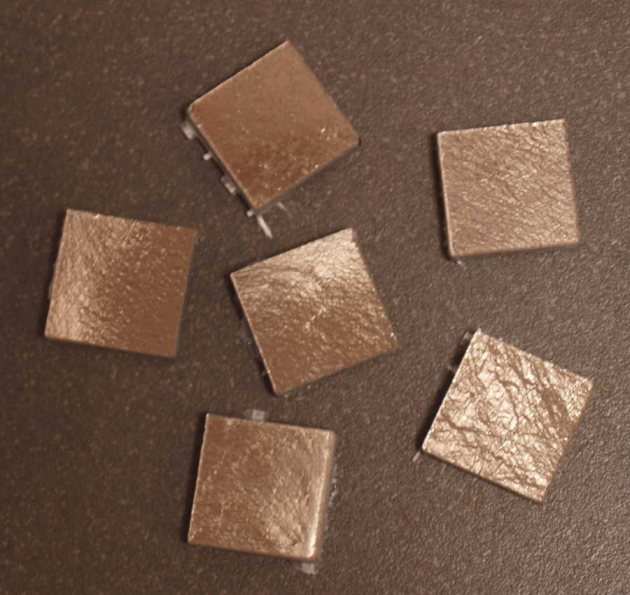 Sicis Platine Lisse 2.3 x 2.3 cm, à la pièce