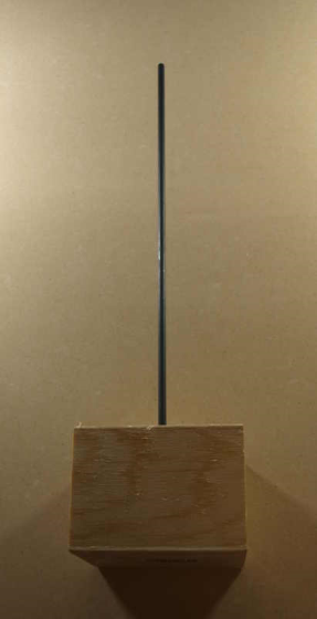 Socle en Bois 1 Pointe pour Forme en Polystyrène