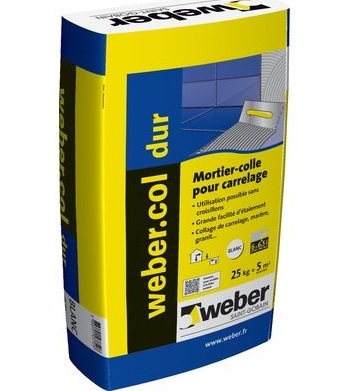 Weber.Col Dur Blanc 25 kg