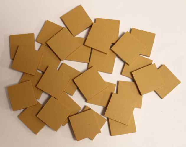 Grès Cérame 2 x 2 cm Jaune, par 100g