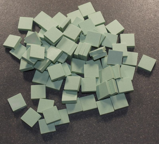 Grès Cérame Pistache, 1.2 x 1.2 cm