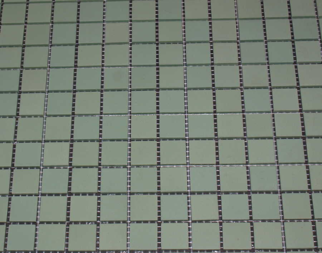 Grès Cérame 2 x 2 cm Pistache, à la plaque 