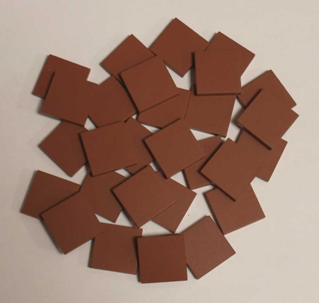 Grès Cérame 2 x 2 cm Rouge, par 100g