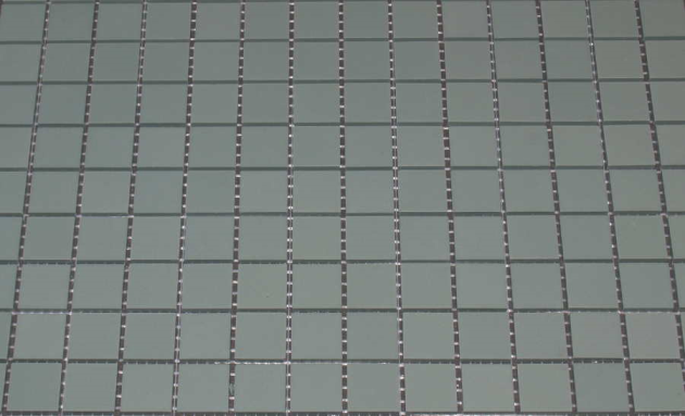 Grès Cérame 2 x 2 cm - Vert Pale, à la plaque 