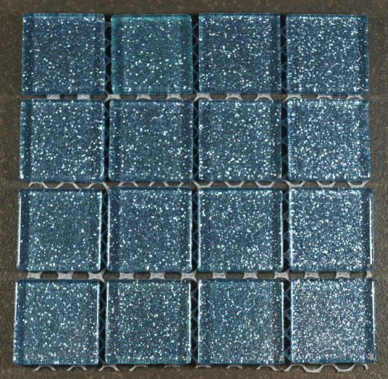 Pailleté 2,3 x 2,3 cm Bleu Ciel, par 100g