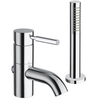 Triverde - Bain Douche 2 Trous - TV 12151 Chromé