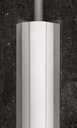 Profilé mural - ECK-KHK-E - Acier Inox - 2.50 ml