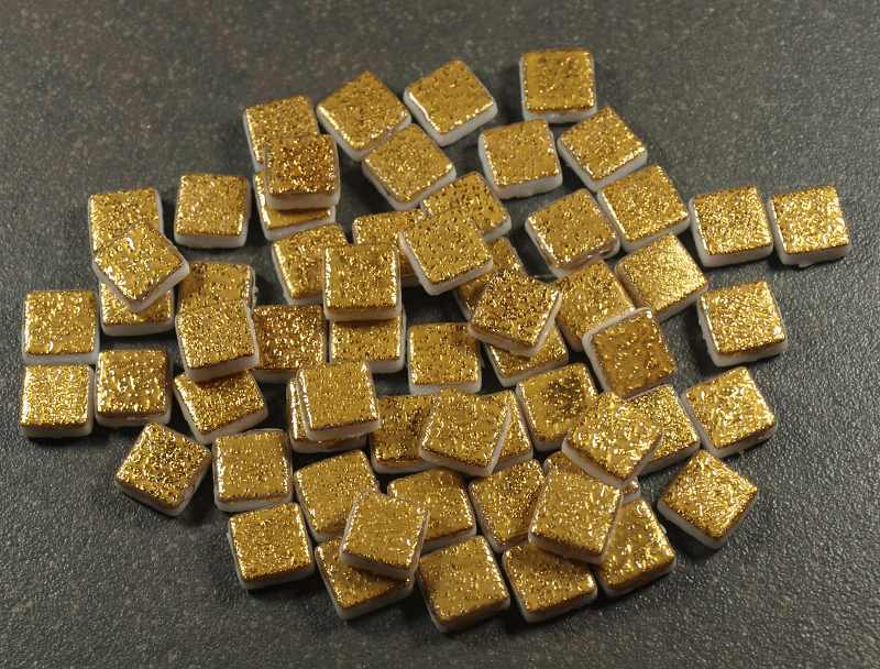 Emaux de Briare Or  1 x 1 cm, à la pièce