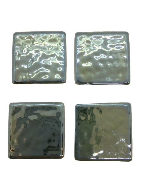 Emaux de Briare Titane 2.5 x 2.5 cm, à la pièce