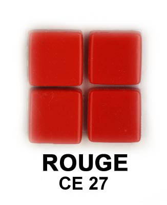 Micro Briare 1 x 1 cm Rouge, par 100g