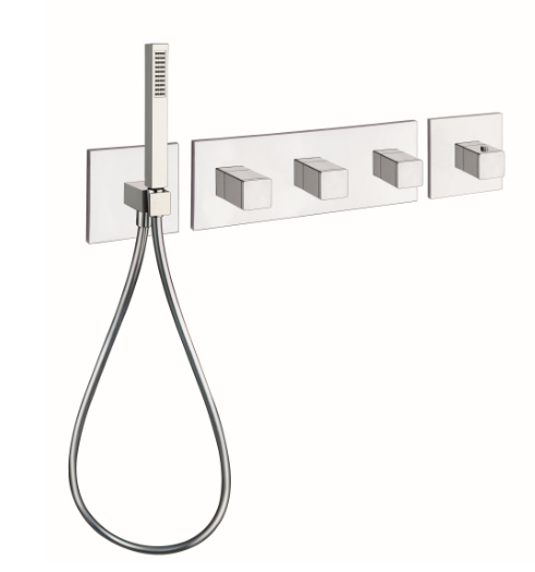 Quadri - Façade Laiton - 3 Sorties - XQ 76951