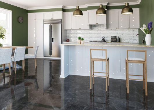 Grès Cérame Lotus Black, 60 x 120 cm, Vendu au m², 1 Bte = 1.44 m² 