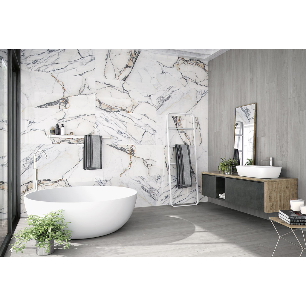 Grès Cérame Paonazzo, 60 x 120 cm, Ep. 11.2 mm, Vendu au m², 1 Bte = 1.44 m²