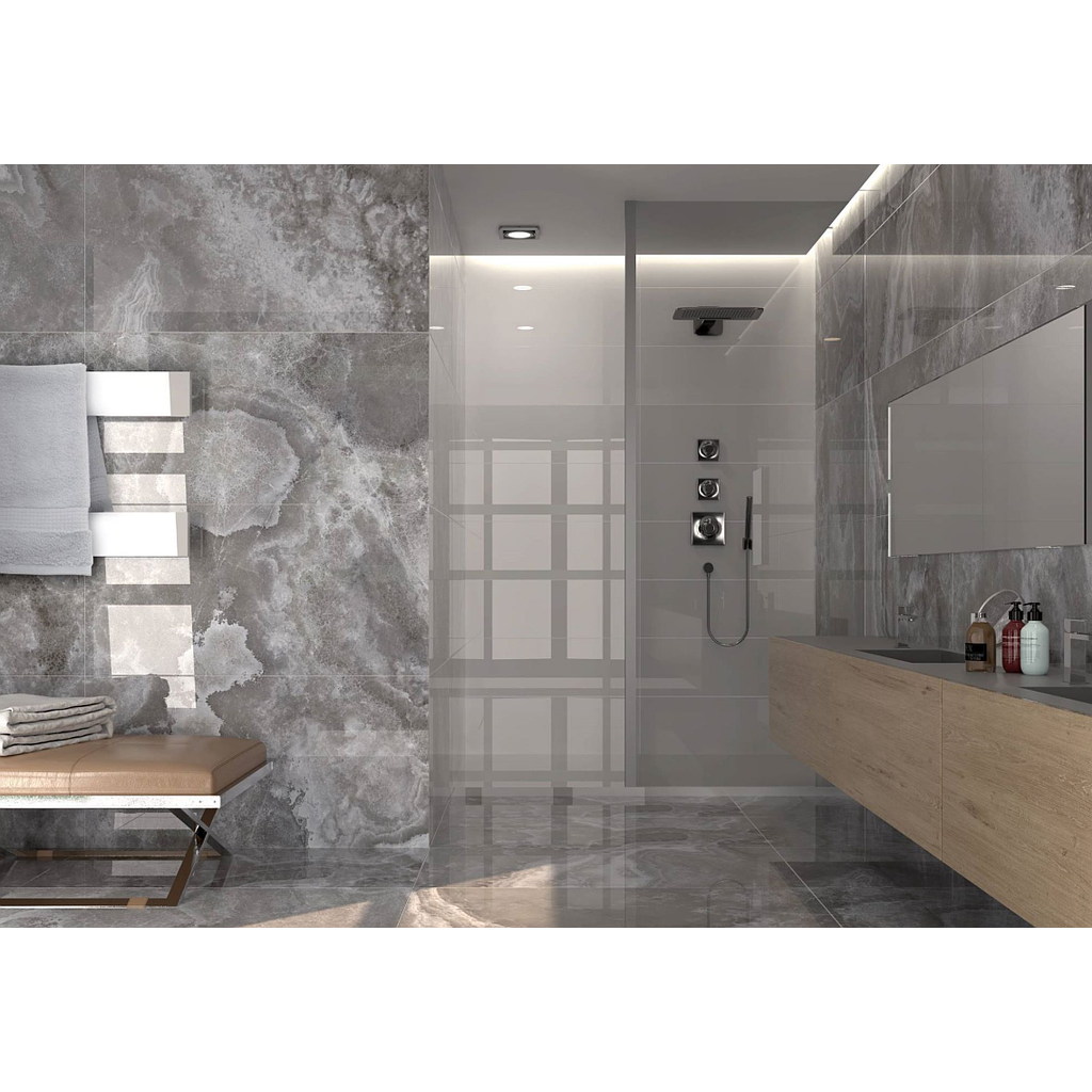 Grès Cérame Onice, 60 x 120 cm, Ep. 12 cm, Vendu au m², 1 Bte = 1.44 m²  