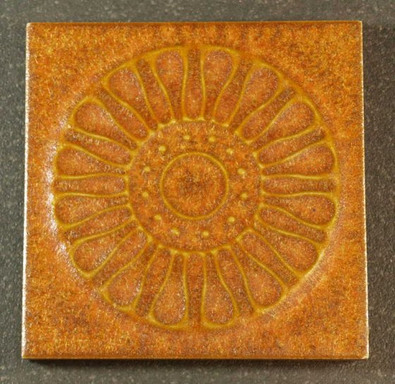 Carreaux Emaillé 7.3 x 7.3 cm Marron