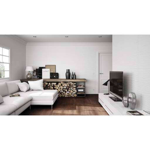 Faïence Wave Glaciar, 30 x 90 cm, Ep. 8.7 mm, Vendu au m², 1 Bte = 0.79 m²  