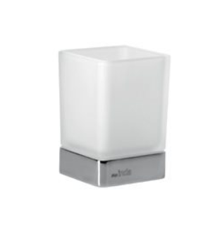 Lea - Porte Verre à Poser avec Verre en Verre Satiné - A1810Z