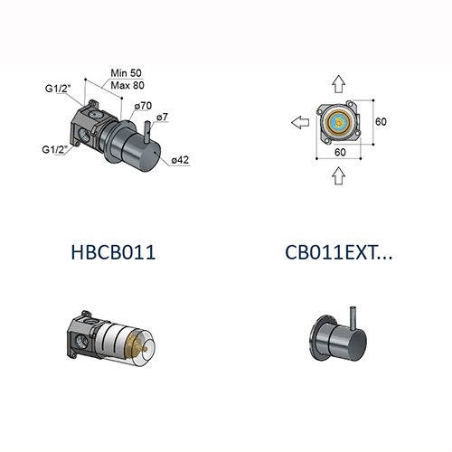Corps Encastré - HBCB011