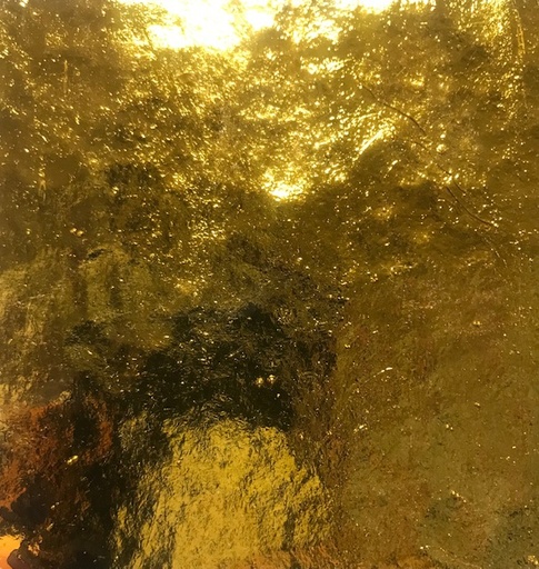 Miroir Coloré - Or Jaune 2 - 10 x 10 cm