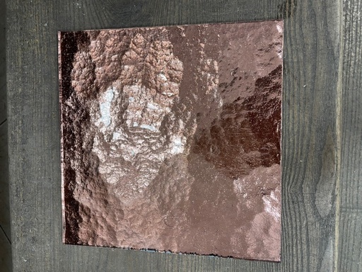 Miroir Coloré - Rose  - 20 x 20 cm 