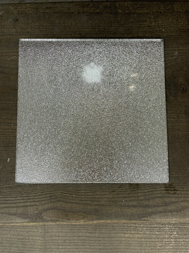 Miroir Coloré - Sablé Argenté - 20 x 20 cm