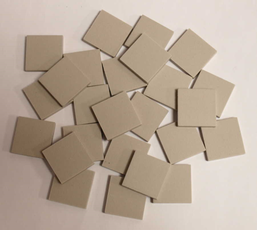 Grès Cérame 5 x 5 cm - Gris Perle, Par 100g