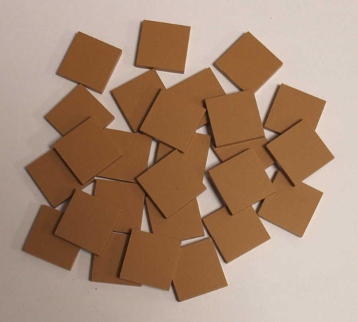 Grès Cérame 5 x 5 cm - Caramel, Par 100g
