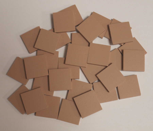 Grès Cérame 5 x 5 cm - Vieux Rose, Par 100g