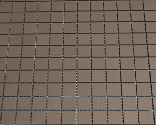 Grès Cérame 5 x 5 cm - Anthracite, à la plaque 