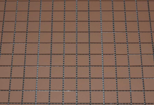 Grès Cérame 5 x 5 cm - Vieux Rose, à la plaque 