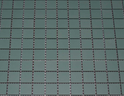 Grès Cérame 5 x 5 cm - Vert, à la plaque 