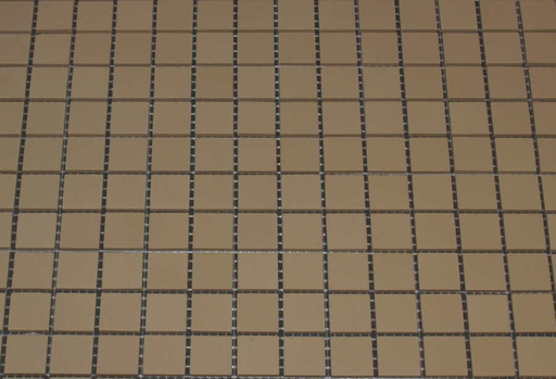 Grès Cérame 5 x 5 cm - Ivoire, à la plaque 