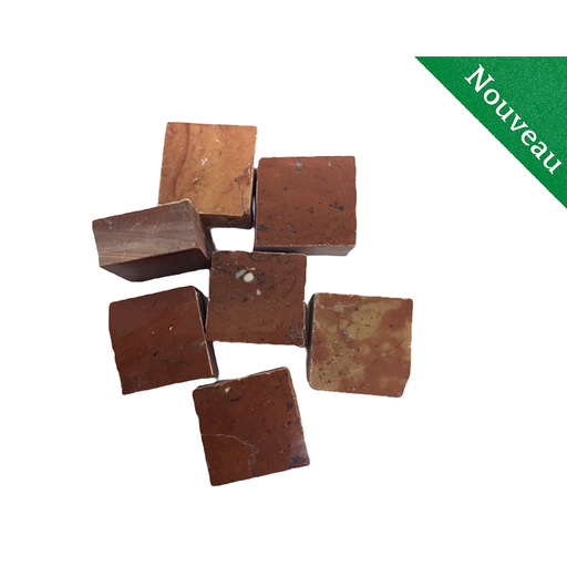 [ROSSO COLLEMAN] Marbre - Rosso Colleman - 2 X 2 cm , Par 100g