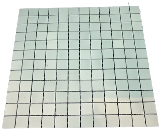 Grès Cérame 2,3 x 2,3 cm - 0348 Verde Jade, à la plaque 