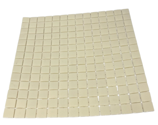 Pâte de verre 332 (Ivoire) - 2,3 x 2,3 cm, Par 100 gr 