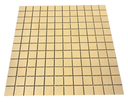 [0105] Grès Cérame 2,3 x 2,3 cm - 0105 Jaune, à la plaque