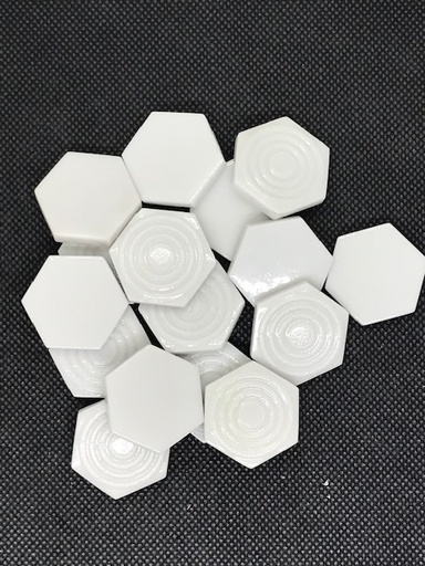 Hexagone Briare Blanc 2,5 x 2,5 cm Par 100g