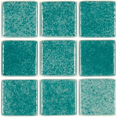 [Niebla 130] Pâte de verre 130 (Nuagé Bleu Canard) 2,3 x 2,3 cm, Par 100g