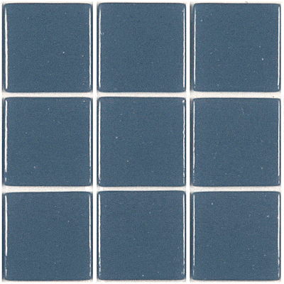 [318] Pâte de verre 318 (Bleu moyen) 2,3 x 2,3 cm, Par 100g