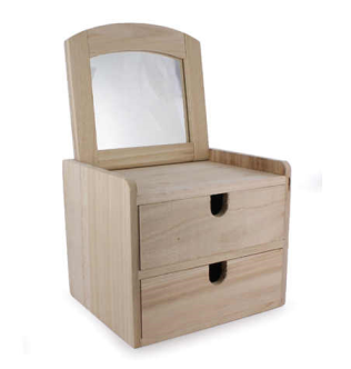 [UC-BIG008] Boîte à Bijoux 2 Tiroirs - n°105