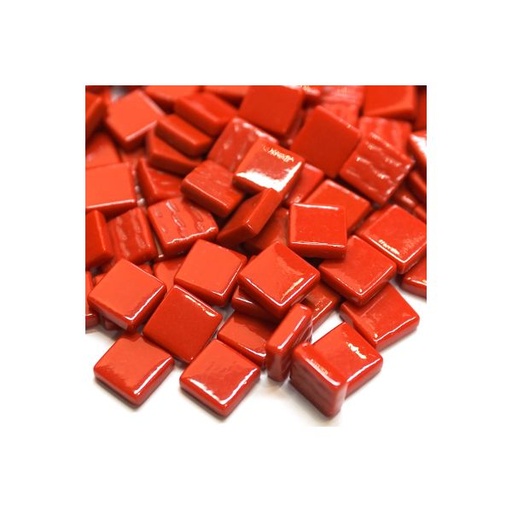 [VGAAS107] Pate de Verre 1.2 x 1.2 cm - Rouge corail, Par 100 g