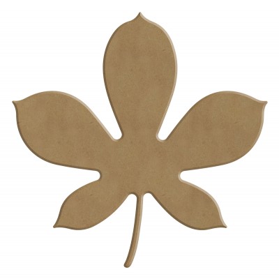 [1604] Feuille Marronnier 13 x 13 cm