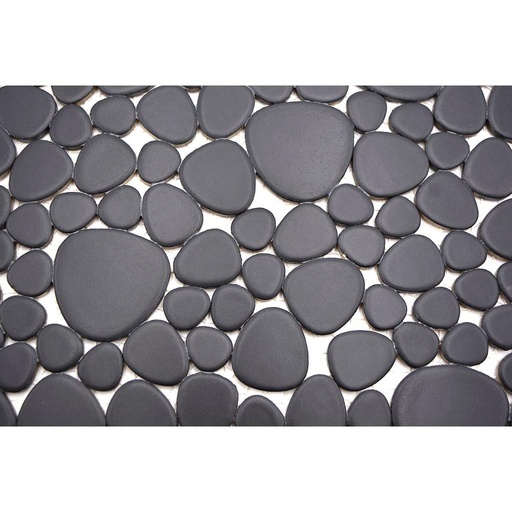 [XKM 892N MATTE] Galets Japonais - Noir Mat, Par 100 g