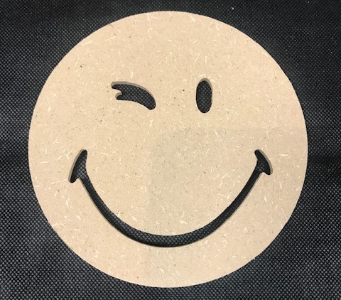 [4196] Smiley Clin D œil -14x14 cm