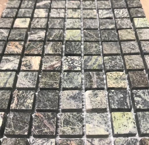 [22074] Marbre - Selva Fossile - 1.5 x 1.5 cm , par 100 g.