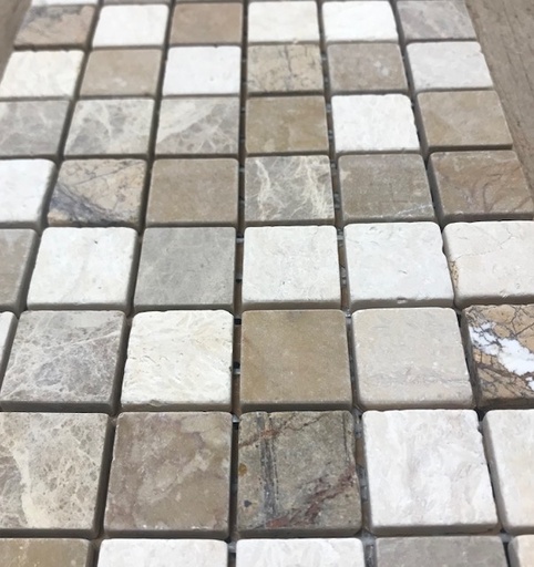 [20210706] Marbre - Miscela beige - 2.5 x 2.5 cm , par 100 g.